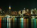 Architecture New York City Skyline as Seen From Weehawken New Jersey
